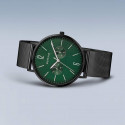 Bering Classic Esfera Verde Negro Mate