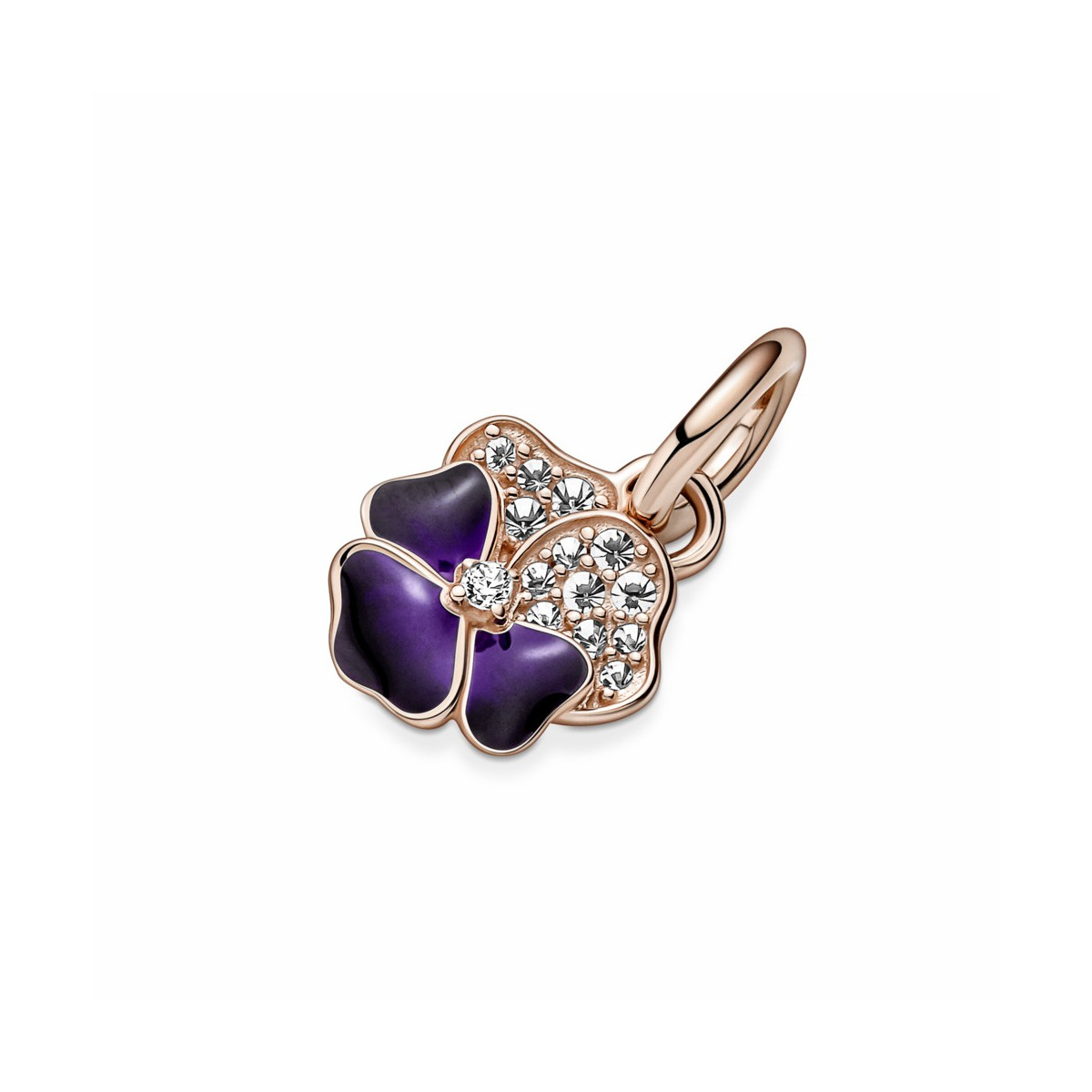 Pandora Charm Flor Pensamiento Morado