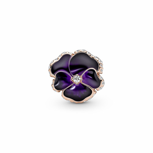 Pandora Charm Flor Pensamiento Morado