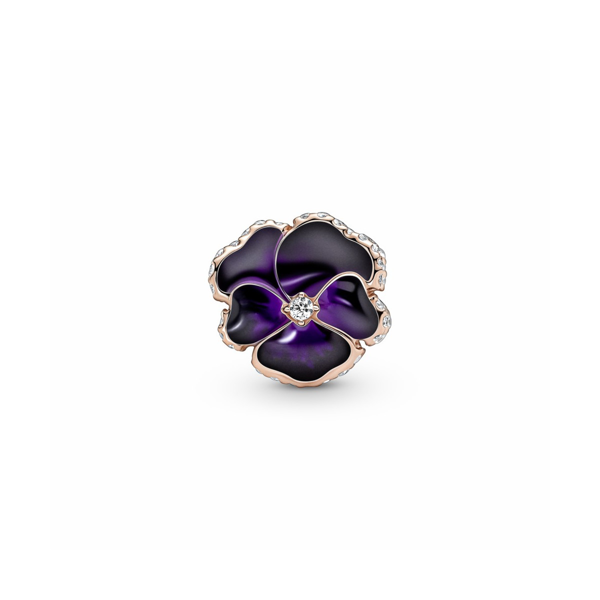 Pandora Charm Flor Pensamiento Morado