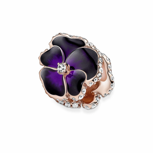 Pandora Charm Flor Pensamiento Morado