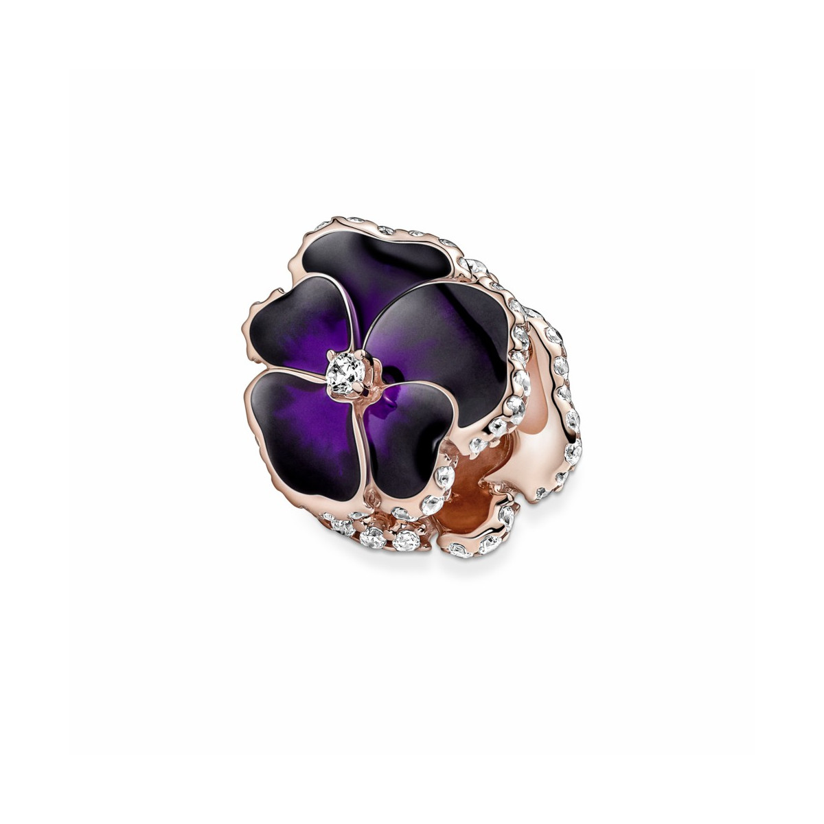 Pandora Charm Flor Pensamiento Morado