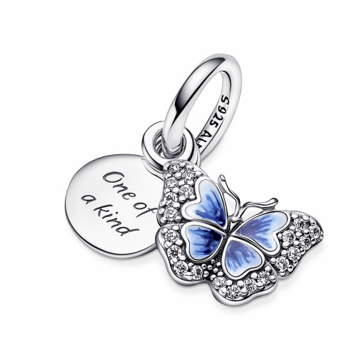 Pandora Charm Mariposa Azul Doble