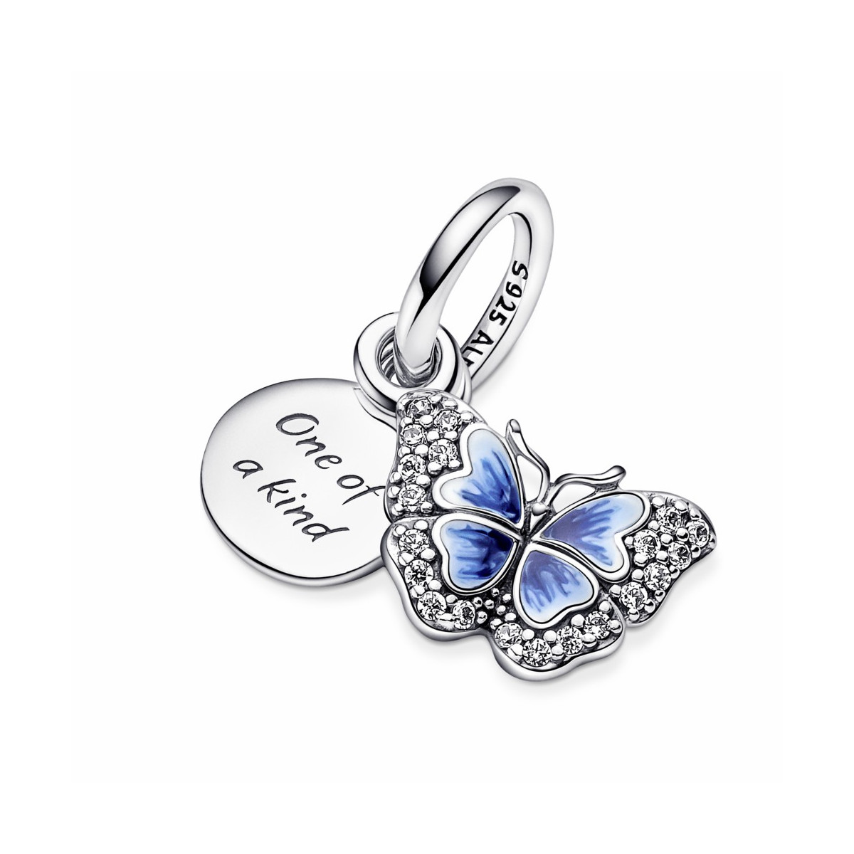 Pandora Charm Mariposa Azul Doble