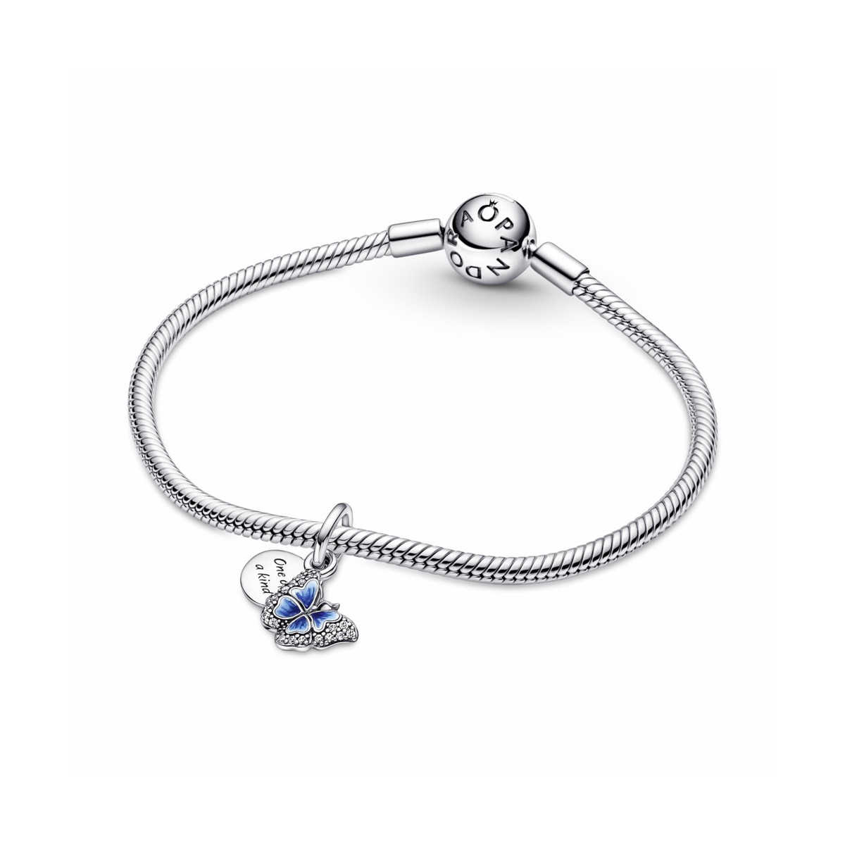 Pandora Charm Mariposa Azul Doble