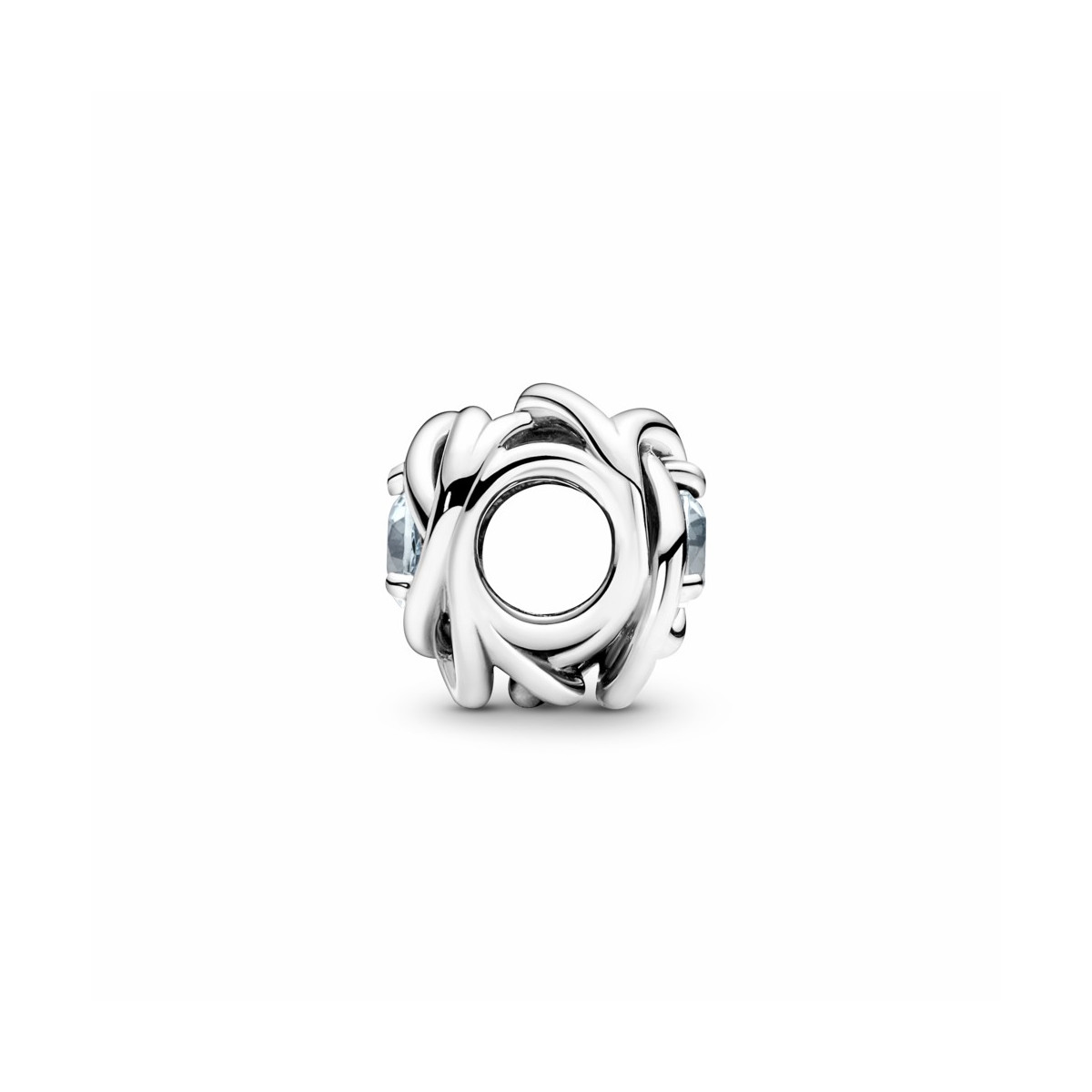 Pandora Charm Círculo Eternity Azul